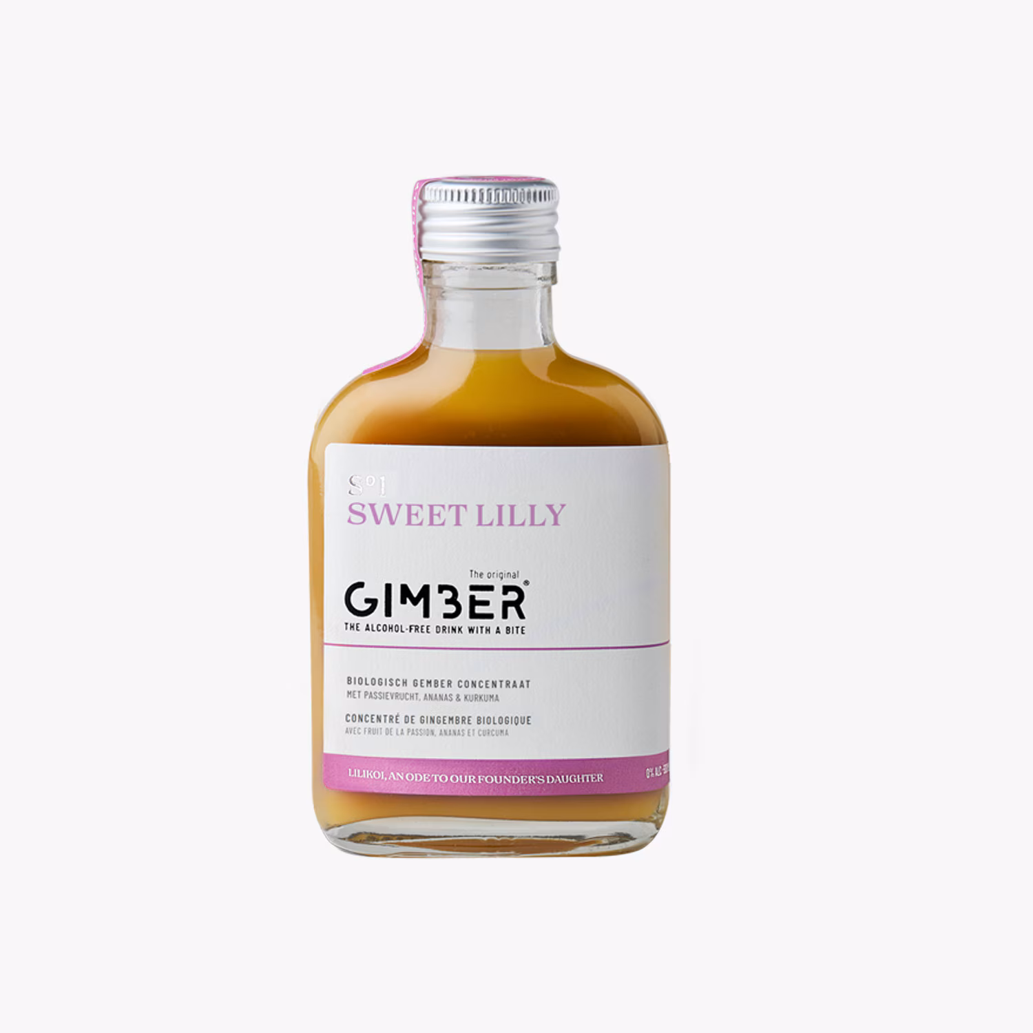 Sweet lilly - Jus concentré de gingembre/fruit de la passion/ananas/curcuma - Gimber